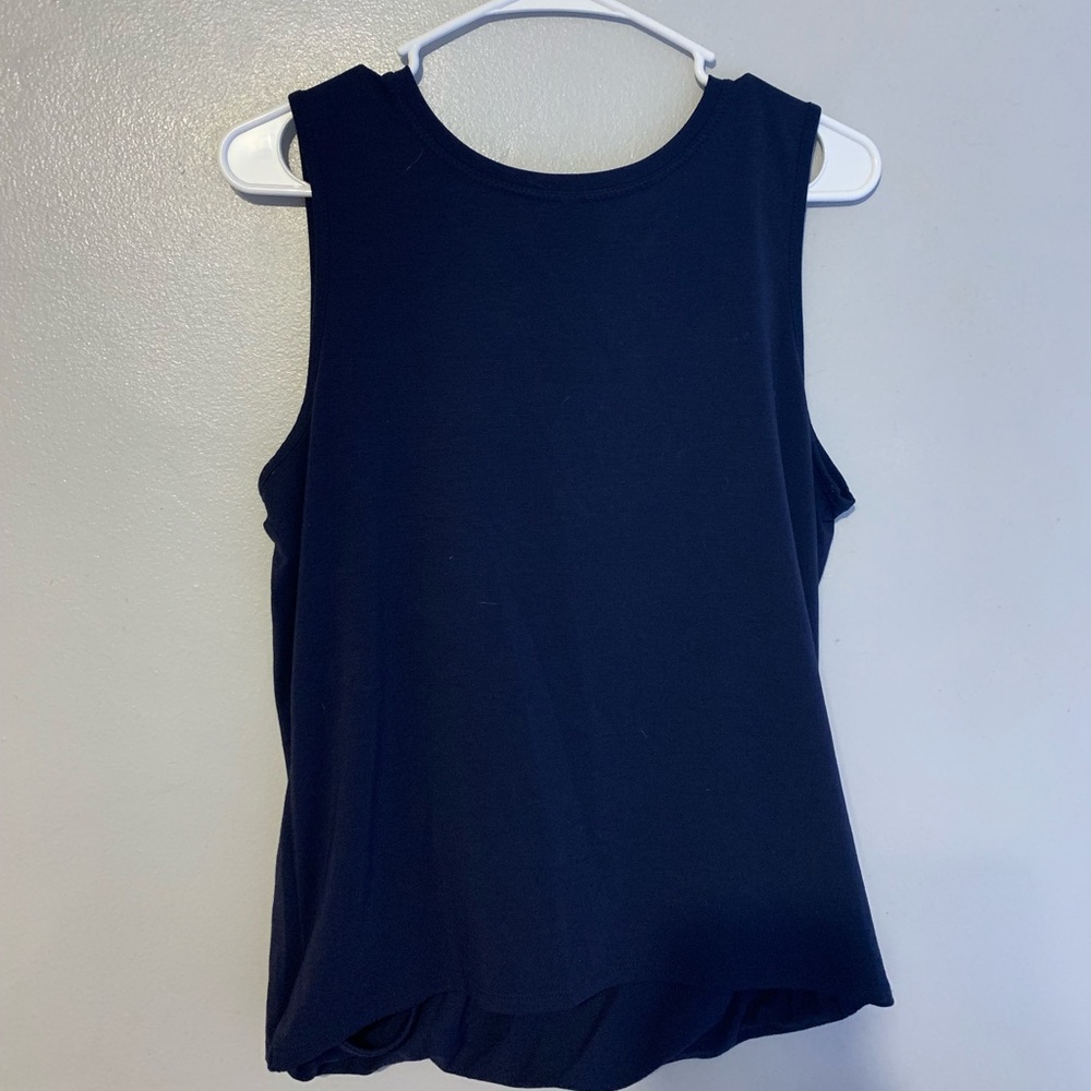 Essence open back tank top